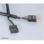 AKASA - USB kabel - 40 cm - prodlužovací interní EXUSBI-40