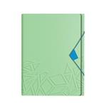 Aktovka s přihrádkami Leitz UrbanChic, PP, A4, zelená 39970050