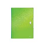 Aktovka s přihrádkami Leitz WOW, PP, zelená 45890054