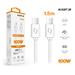 ALI DK 100W, USB-C/USB-C, bílý DATKP47 8596426104061