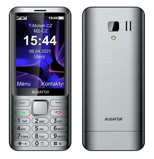 ALIGATOR D950 Dual sim stříbrný AD950SR
