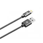 ALIGATOR PREMIUM 2A kabel, Lightning 50cm, černý DATKP37