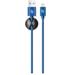 ALIGATOR PREMIUM Datový kabel 2A, Lightning modrý DATKP14