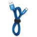 ALIGATOR PREMIUM Datový kabel 2A, Lightning modrý DATKP14