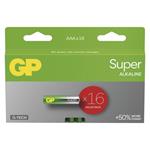 Alkalická batéria GP Super LR03 (AAA), 16 ks 4891199218675