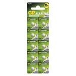Alkalická gombíková batéria GP LR41 (192F), 10 ks 4891199015533