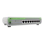 Allied Telesis AT FS710/8 - Přepínač - neřízený - 8 x 10/100 - desktop, pro připevnění na zeď AT-FS710/8-30