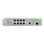 Allied Telesis CentreCOM AT-GS910/10XST - Přepínač - neřízený - 8 x 10/100/1000 + 1 x 100/1000/2.5G AT-GS910/10XST-50