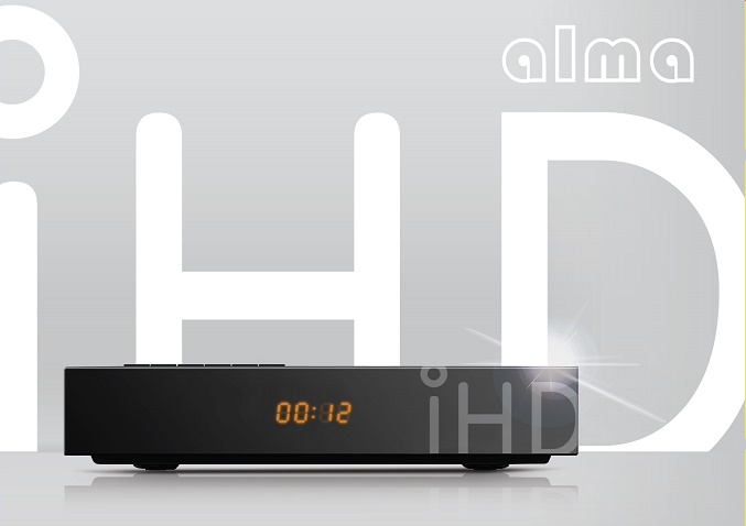 Alma DVB-T2 přijímač iHD, HEVC (H.265), HbbTV, PLUSTELKA 8594163276003