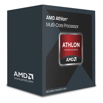 AMD, Athlon II X4 880K Processor BOX, soc. FM2+, 95W, Black Edition, 125W tichý ventilátor AD880KXBJCSBX