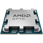 AMD CPU EPYC 4005 Series (16C/32T Model 4565P (4.3/5.7GHz Max Boost, 64MB, 170W, SP5) Tray 100-000001559