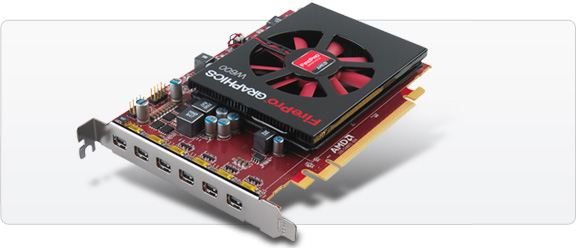AMD FirePro W600 - Grafická karta - FirePro W600 - 2 GB GDDR5 - PCIe 3.0 x16 - 6 x Mini DisplayPort 100-505968