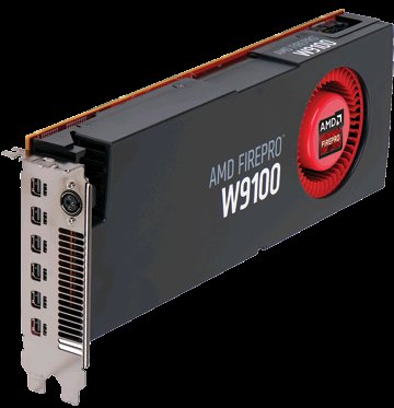 AMD FirePro W9100 Professional Graphics 16GB GDDR5 6x mDP PCIe 3.0 100-505977