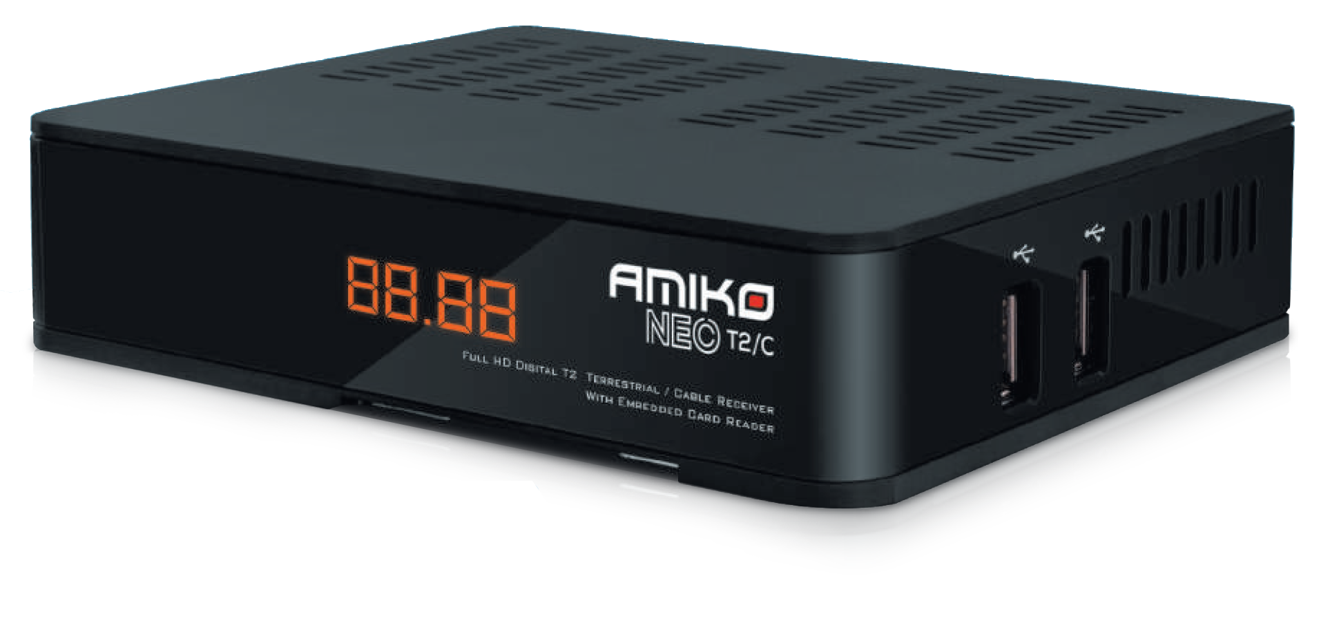 AMIKO NEO T2/C, DVB-T2/C přijímač, HEVC - H.265 5999883023044