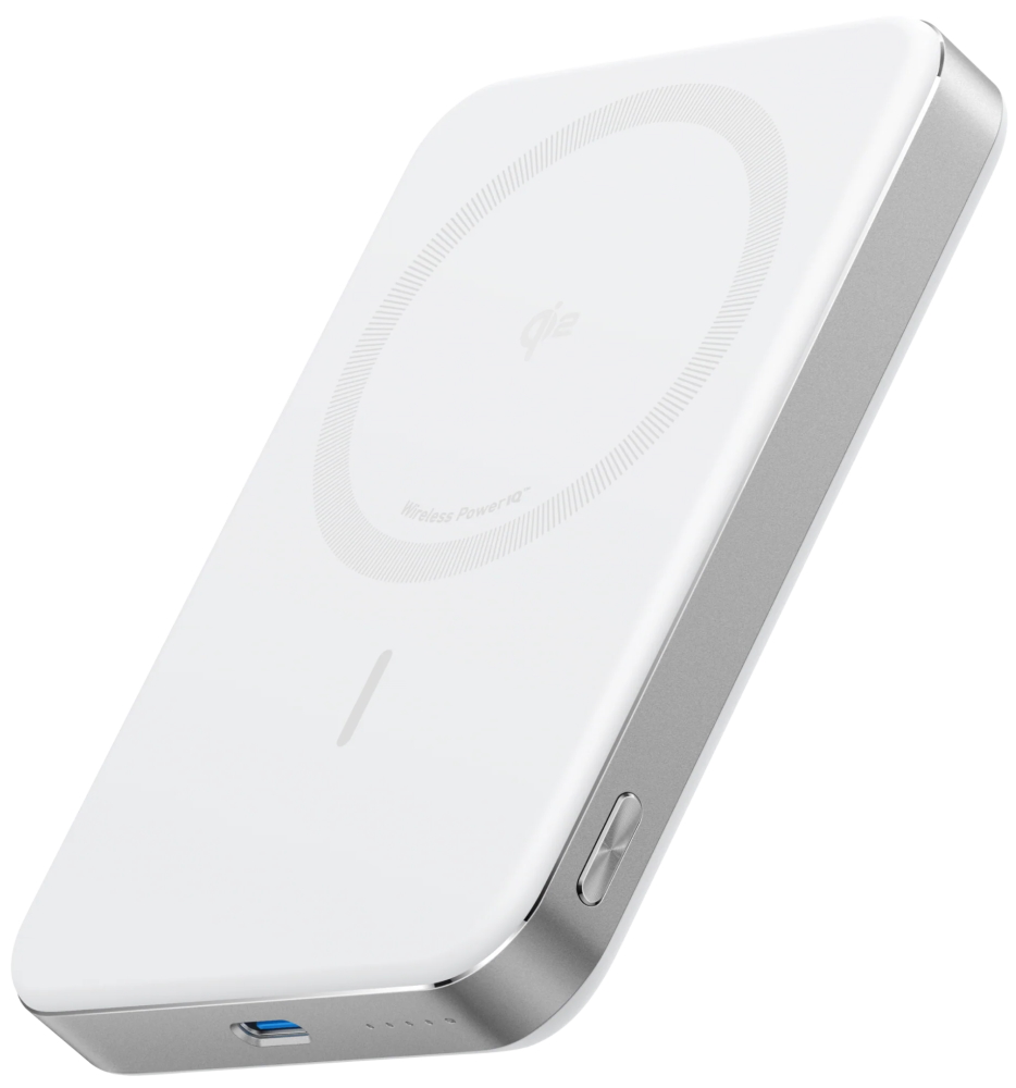 Anker MagGo Powerbanka/ 10000mAh/ 30W/ Bezdrátové nabíjení/ bílá A1664H21