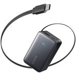 Anker Nano Powerbanka/10000mAh/ 45W/ integrovaný USB-C kabel/ černá A1638H11