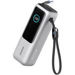 Anker Powerbanka/ 25000mAh/ 165W/ integrovaný USB-C a zasouvací kabel/ stříbrná A1695H41