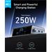 Anker Prime Nabíjecí Základna/ 250W/ 4x USB-C/ 2x USB/ GaN Prime/ stříbrná A2345341