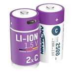 Ansmann Li-ion typ C, min 2300mAh, s nabíjecí elektronikou, USB-C 14689