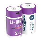 Ansmann Li-ion typ D ,min. 5400mAh, s nabíjecí elektronikou, USB-C 14690