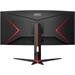 AOC CU34G2XP/BK 34" Fast VA 3440x1440 80M:1 1ms 400cd HDMI DP čierny/červený