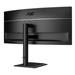 AOC LCD CU34E4CV 34" zakřivený VA/3440x1440@120Hz/4ms/350cd/2xHDMI/DP/4xUSB/2xUSB-C/RJ45/Repro/HAS/5 let Zakřivený