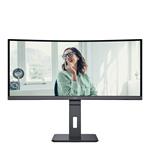 AOC LCD CU34P3CV 34" zakřivený VA/3440x1440@100Hz/1ms/300cd/HDMI/DP/4xUSB/USB-C dock/RJ45/Repro/HAS/VESA