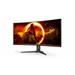 AOC LCD herní CU34G2XE 34" zakřivený VA 21:9 FreeSync/3440x1440@144Hz/1ms/300cd/80mil:1/HDMI/2xDP/VESA CU34G2XE/BK