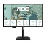 AOC MT IPS LCD WLED 27" Q27P4CV - IPS panel, 2560x1440, 120Hz, HDMI, DP, RJ45, USB-C, USB Hub, Pivot, repro