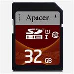 Apacer pamäťová karta Secure Digital, 32GB, SDHC, AP32GSDHC10U1-R, UHS-I U1 (Class 10)