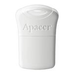 Apacer USB flash disk, 2.0, 16GB, AH116, biely, AP16GAH116W-1, s krytkou