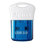 Apacer USB flash disk, 3.0, 64GB, AH157, biela, modrá, AP64GAH157U-1, s krytkou