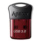 Apacer USB flash disk, 3.0, 64GB, AH157, čierna, červená, AP64GAH157R-1, s krytkou