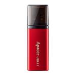 Apacer USB flash disk, USB 3.0 (3.2 Gen 1), 128GB, AH25B, červený, AP128GAH25BR-1, s krytkou
