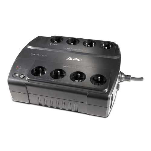 APC Back-UPS ES 700 - UPS - AC 230 V - 405 Watt - 700 VA - výstupní konektory: 8 - černá BE700G-CP