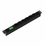 APC Easy PDU Basic 1U 10A 230V C14-> (6)Schuko (1)C13 SEP6104G