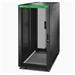 APC Easy Rack 600mm/24U/800mm, with Roof, Side panel,castors,feet and 4 Brackets, No Bottom, black ER6482
