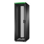 APC Easy Rack 600mm/48U/1000mm with Roof, Side panel,castors,feet and 4 Brackets, No Bottom, black ER6802
