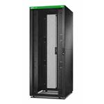APC Easy Rack 800mm/42U/1000mm, with Roof, Side panel,castors,feet and 4 Brackets, No Bottom, black ER8202