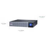 APC Easy UPS On-Line, 3000VA/2700W Li-ion, Rack/Tower 2U, 230V, 6 IEC C13+1 IEC C19 outlets, I.Card Slot,W/ r SRVL3KRIRK