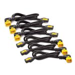 APC - Elektrický kabel - IEC 60320 C13 do IEC 60320 C14 - 10 A - 1.83 m - konektor 90° - černá - ce AP8706R-WW