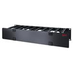 APC Horizontal Cable Manager Single-Sided with Cover - Rack cable management panel with cover - čer AR8606