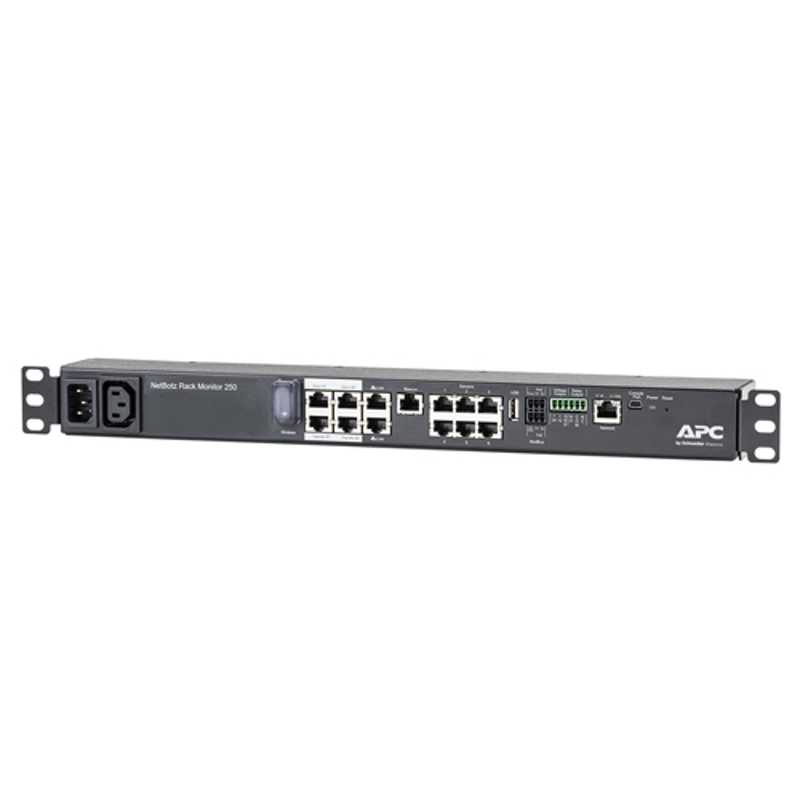 APC NetBotz Rack Monitor 250 - Zařízení pro monitorování prostředí - 100Mb LAN k upevnění na regál NBRK0250