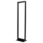 APC NetShelter 2 Post Open Frame Rack - Rozvaděč stojanový - černá - 45U - 19" - pro P/N: SMC1000I- AR201