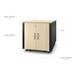 APC NetShelter Soundproof, 12U, Server Rack Enclosure, Maple AR4012A