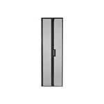 APC NetShelter SV Perforated Split Rear Doors - Dveře regálu - zadní - černá - 42U - pro P/N: AR240 AR712400
