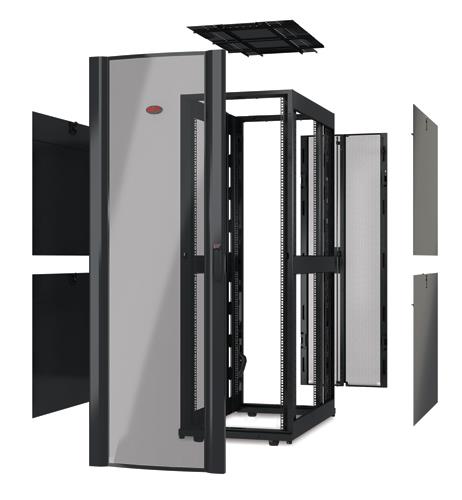 APC NetShelter SX 42U 600mm Wide x 1070mm Deep Enclosure Without Doors Black AR3100X610