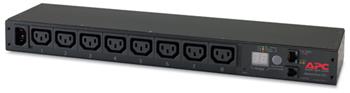 APC Rack PDU, Metered, 1U, 12A/208V, 10A/230V, C14 ->(8) C13 AP7820B