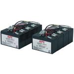 APC Replacement Battery Cartridge #12 - Baterie UPS - 2 x olovo-kyselina - černá - pro P/N: DL5000R RBC12