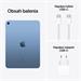 APPLE 10,9" iPad (10. gen) Wi-Fi 64GB - Blue EU mpq13fd/a